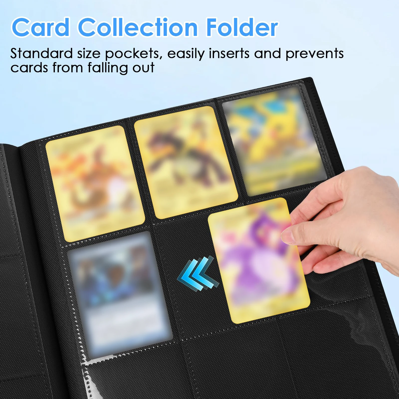 9-Pocket Card Binder (360 Cards) Protective Durable Album Storage For MTG TCG & Sports Cards Collector's Dream Notebook - Image 5