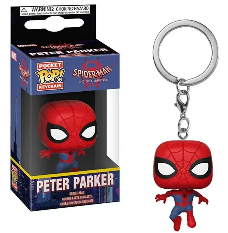 NEW FUNKO POP Spider-Man Spider-GWEN GREEN GOBLIN ZOMBIE HUNTER SPIDEY Peter Parker Mysterio Keychain Vinyl Figure Toys - Image 6
