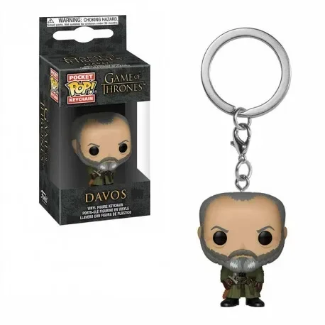 FUNKO pop Movie TV Game of Jon Snow Daenerys Davos Ghost Night King Thrones Tylion Drogon KeyChain Figure Model Collectible Toys - Image 3