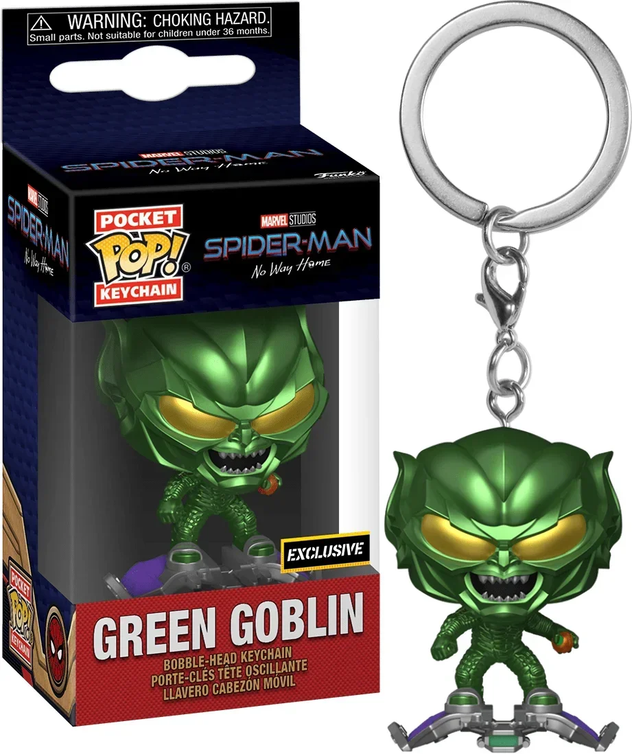 NEW FUNKO POP Spider-Man Spider-GWEN GREEN GOBLIN ZOMBIE HUNTER SPIDEY Peter Parker Mysterio Keychain Vinyl Figure Toys - Image 10