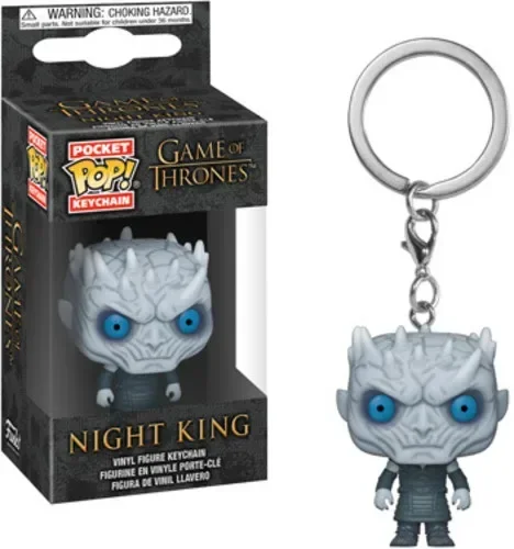 FUNKO pop Movie TV Game of Jon Snow Daenerys Davos Ghost Night King Thrones Tylion Drogon KeyChain Figure Model Collectible Toys - Image 6