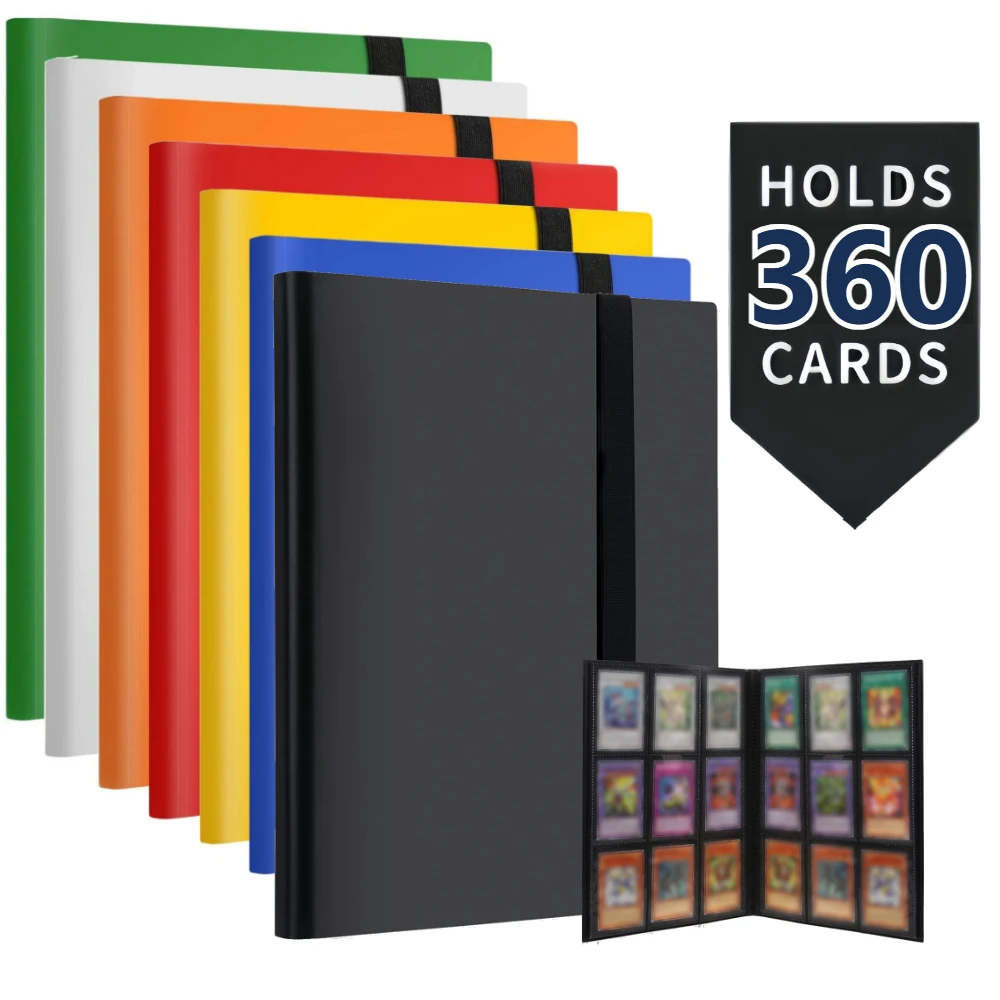 9-Pocket Card Binder (360 Cards) Protective Durable Album Storage For MTG TCG & Sports Cards Collector's Dream Notebook